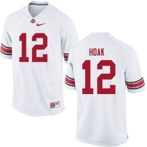 Men's Ohio State Buckeyes #12 Gunnar Hoak White Nike NCAA College Football Jersey Hot IHN0144VA